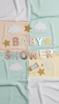 storybook baby shower banner kit